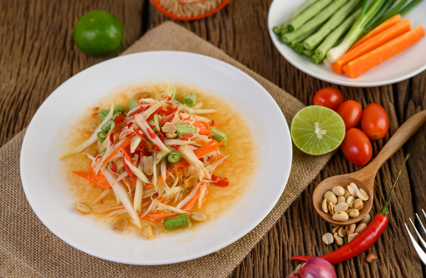 Salade de papaye verte (Thaïlande)