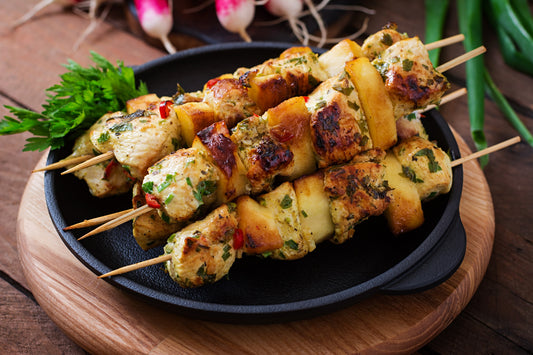 Brochettes poulet satay