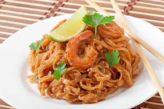 Nouilles aux crevettes (Chine)
